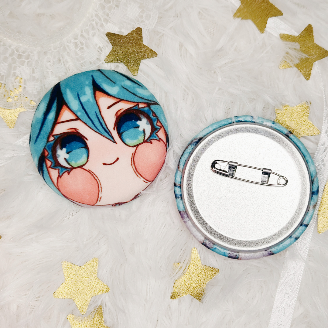 Hatsune Miku Plush Button