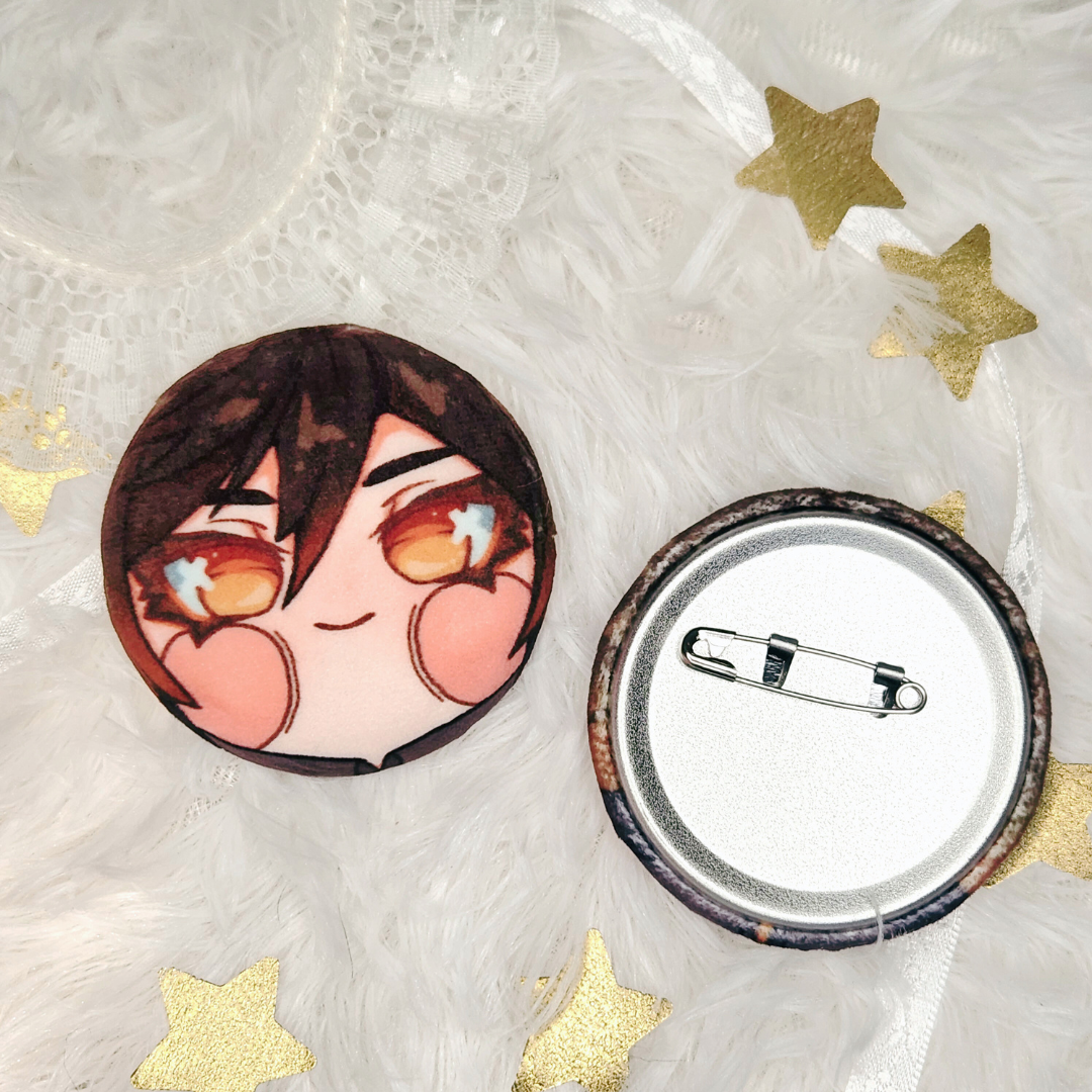 Genshin Impact Plush Buttons