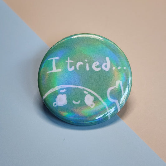 Silly Holographic Buttons