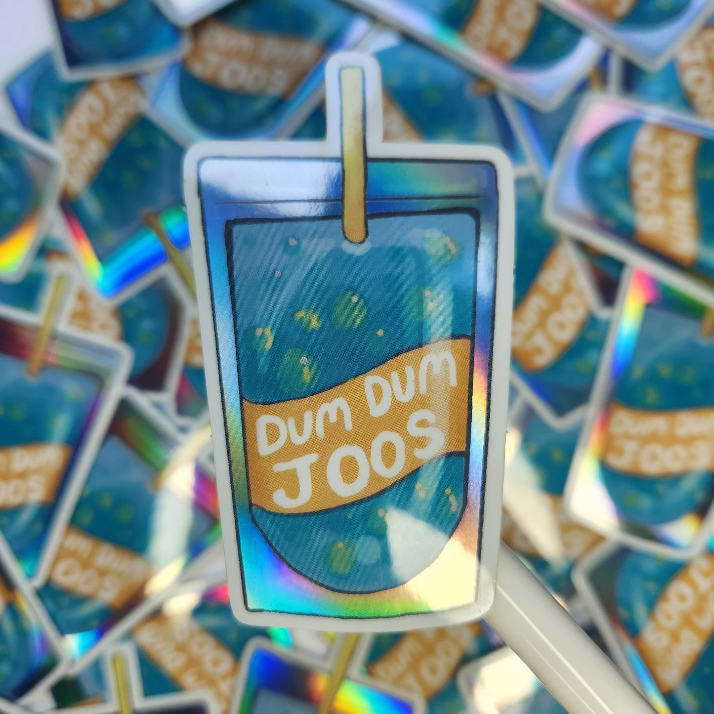 Dumb Dumb Juice Holographic Sticker
