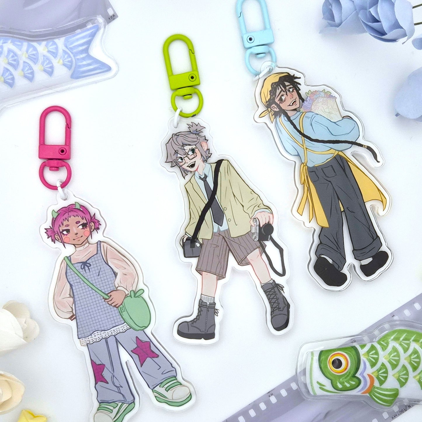 Botany and Bizarre OC Acrylic Keychains