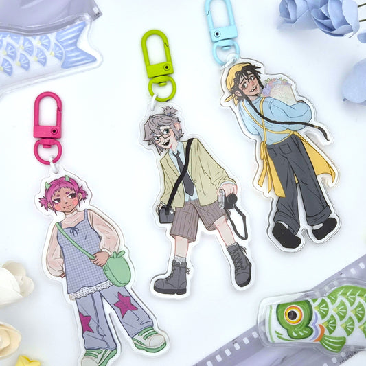 Botany and Bizarre OC Acrylic Keychains