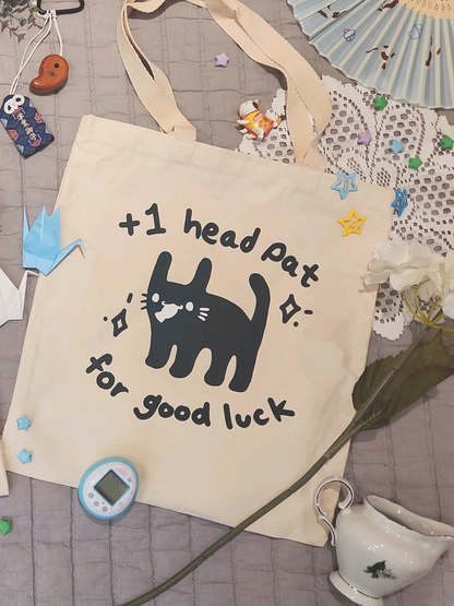 Headpat Cat Tote