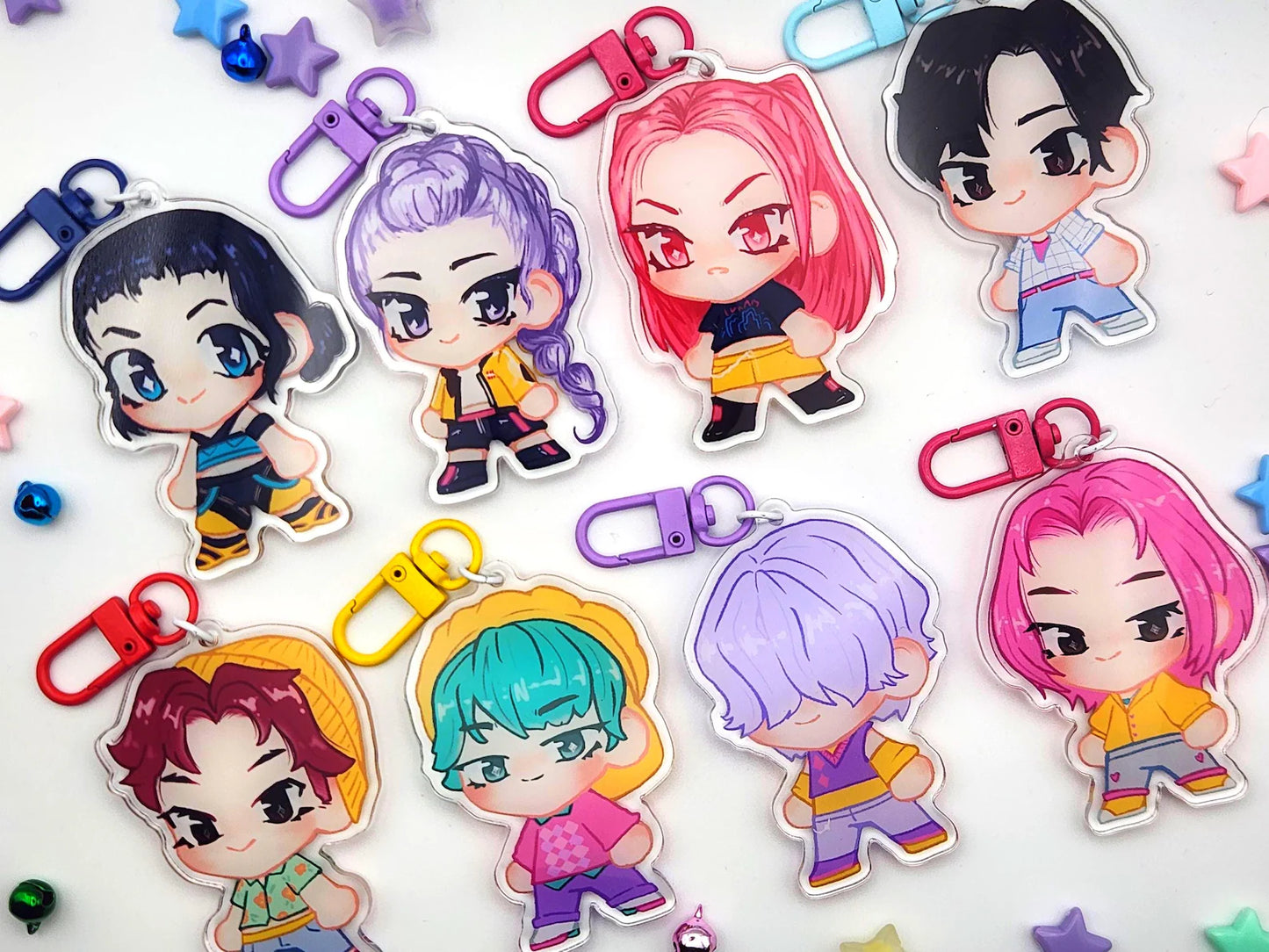 KPopMonster Hunters Acrylic Keychains