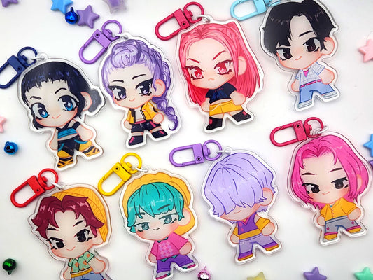 KPopMonster Hunters Acrylic Keychains