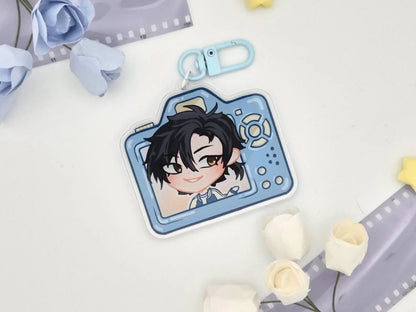 Link Click Acrylic Camera Keychains