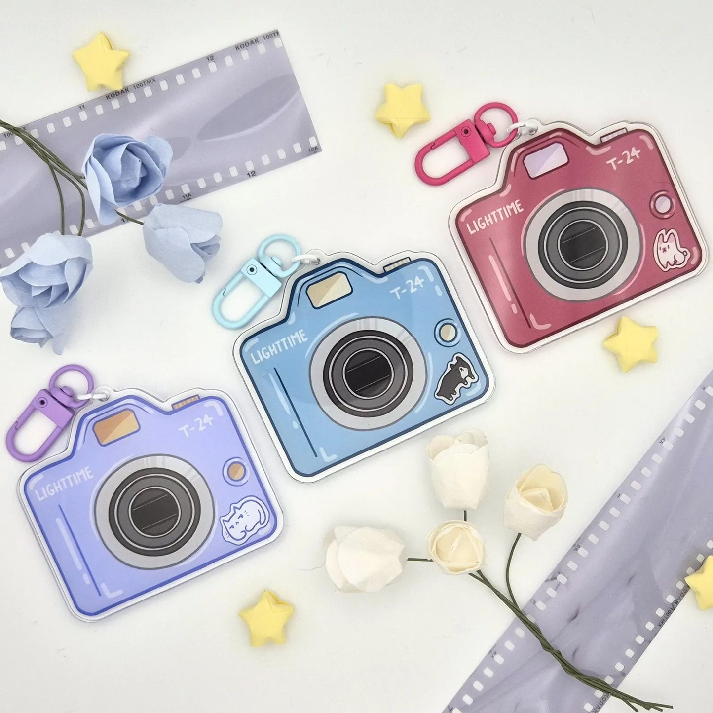 Link Click Acrylic Camera Keychains