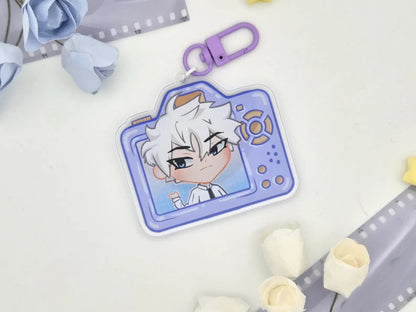 Link Click Acrylic Camera Keychains