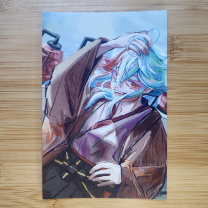 Kaedehara Kazuha Postcard Mini Print